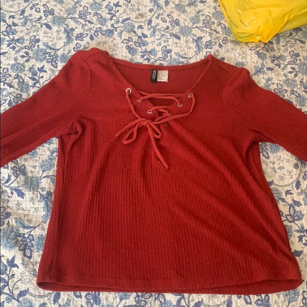 Red long sleeve